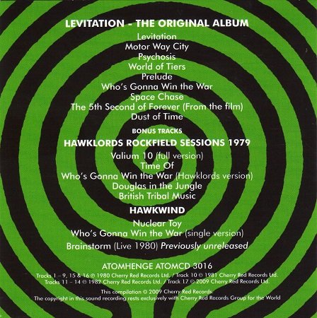 Hawkwind - Levitation: Ltd Edition Remastered Box Set (2009)