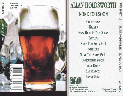 Allan Holdsworth - None Too Soon (1996) Flac