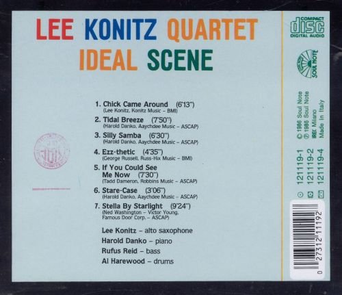 Lee Konitz - Ideal Scene (1986), 320 Kbps