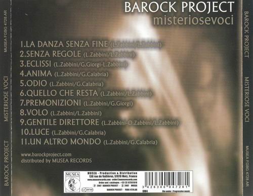 Barock Project - Misteriosevoci (2007) Flac
