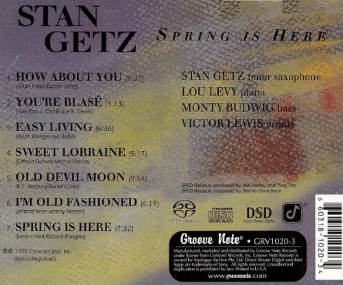 Stan Getz - Spring is Here 1992 [2004 SACD]