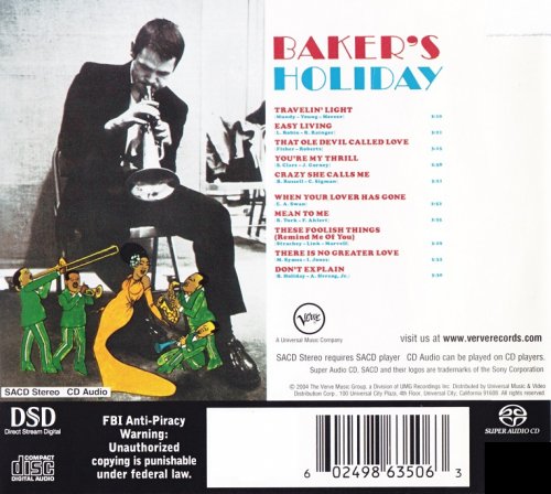 Chet Baker - Baker's Holiday (1965) [2004 SACD]
