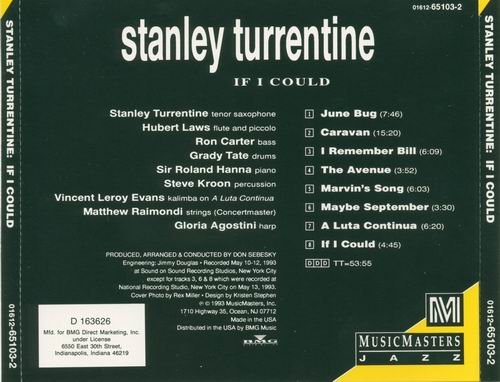 Stanley Turrentine - If I Could (1993)