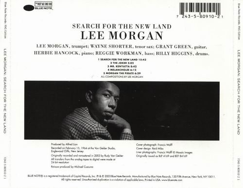 Lee Morgan - Search For the New Land (1964) Flac+Mp3