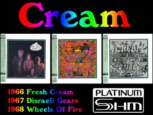 Cream - 3 Albums-5 Mini LP Platinum SHM-CD (2013)
