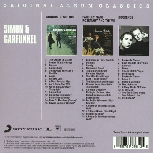 Simon & Garfunkel - Original Album Classics (2015)