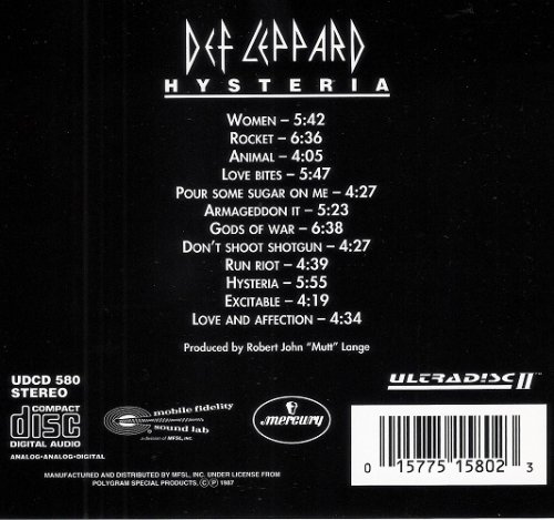 Def Leppard - Hysteria (1987) [1993]
