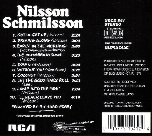 Harry Nilsson - Nilsson Schmilsson (1971) [1990]