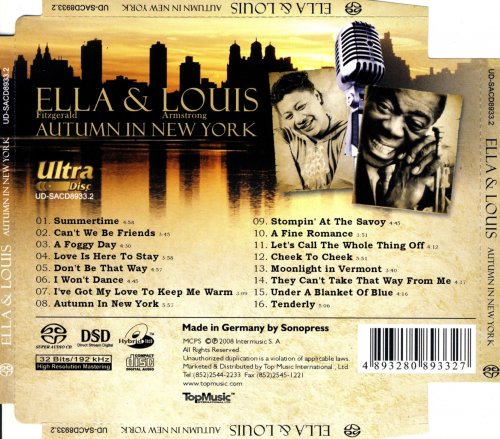 Ella Fitzgerald & Louis Armstrong - Autumn in New York (2008) [SACD]
