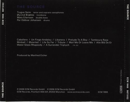 Trygve Seim - The Source (2006)