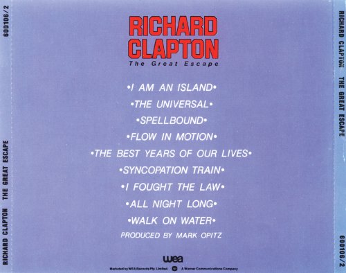 Richard Clapton - The Great Escape (1982)