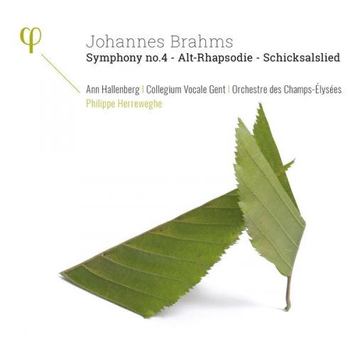 Orchestre des Champs-Elysées - Brahms: Symphony No. 4, Op. 98, Alt-Rhapsodie, Op. 53 & Schicksalslied, Op. 54 (2017)