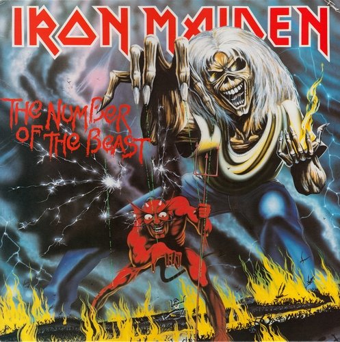 Iron Maiden - The Number Of The Beast (1982) LP