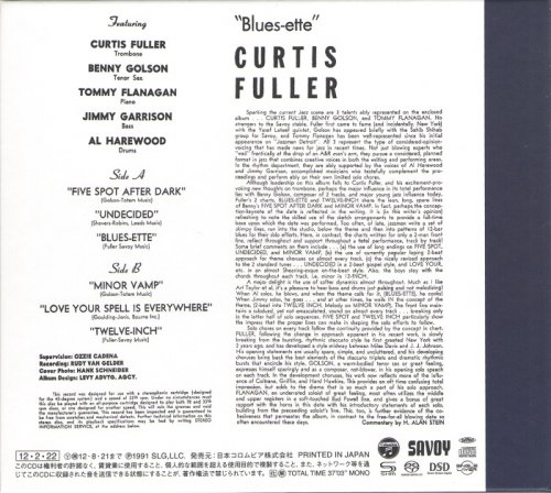 Curtis Fuller - Blues-ette (1959/2012) [SACD]