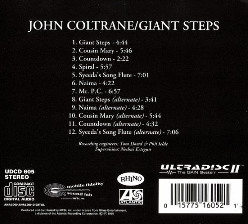 John Coltrane - Giant Steps (1959) [1994] CD-Rip