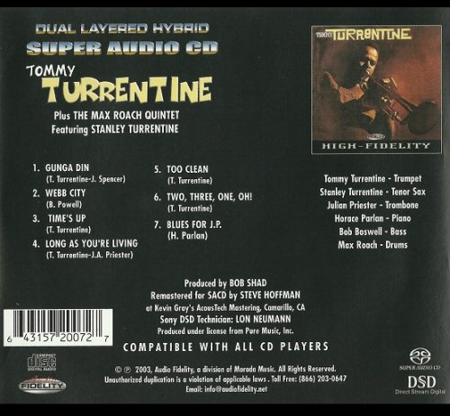 Tommy Turrentine - Tommy Turrentine (1960) [2003 SACD]