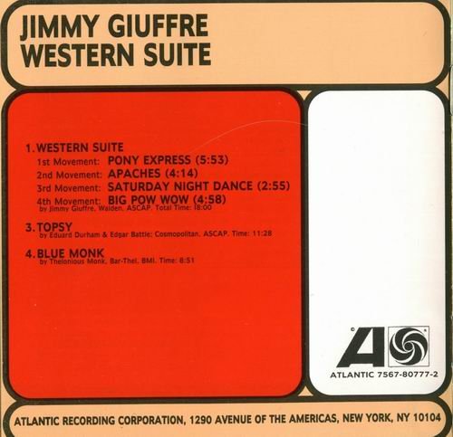 Jimmy Giuffre - Western Suite (1958) Flac