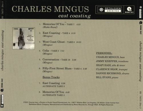 Charlie Mingus - East Coasting By Charlie Mingus (1953) Flac