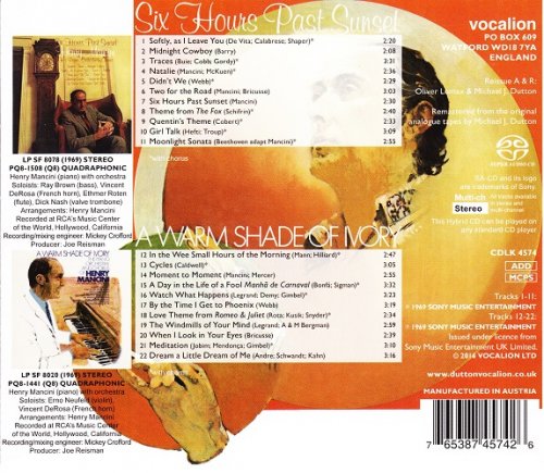 Henry Mancini - Six Hours Past Sunset and A Warm Shade of Ivory (1969) [2016 SACD]