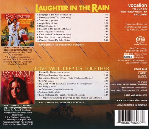 Ray Conniff - Laughter in the Rain & Love Will Keep Us Together (2016) [SACD]