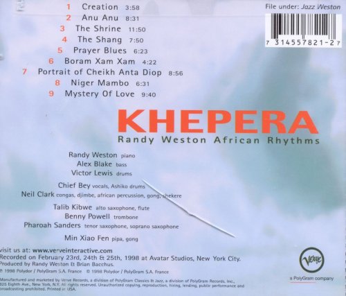 Randy Weston - Khepera (1998)