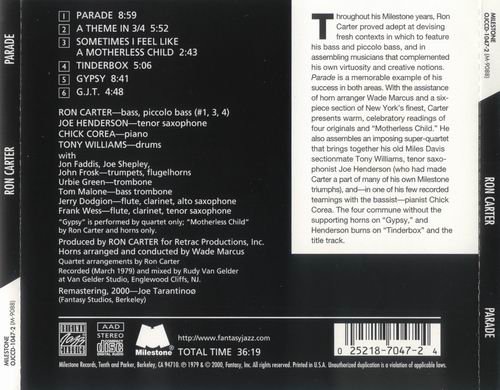 Ron Carter - Parade (1979)