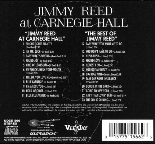 Jimmy Reed - At Carnegie Hall & The Best Of (1961) [1992]