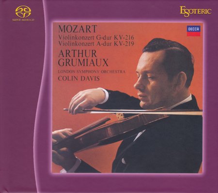 Arthur Grumiaux, Sir Colin Davis - Mozart Violin Concertos 3 & 5 (1962,1964) [2014 SACD]