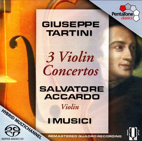 Salvatore Accardo - Giuseppe Tartini: 3 Violin Concertos (1973) [2010]