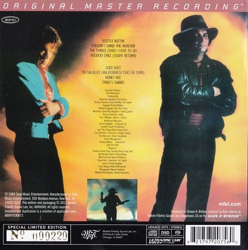 Stevie Ray Vaughan And Double Trouble - Couldn't Stand The Weather (1984) [2011 SACD]