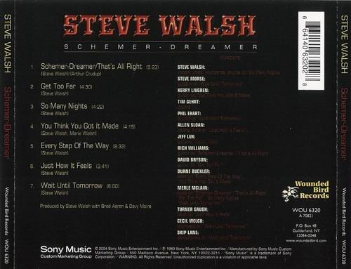 Steve Walsh - Schemer Dreamer (1980)