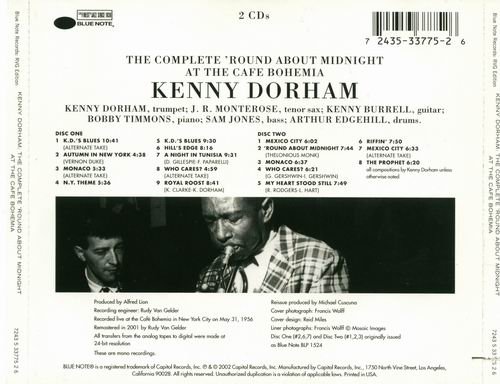 Kenny Dorham - The Complete 'Round About Midnight at the Cafe Bohemia (1956)