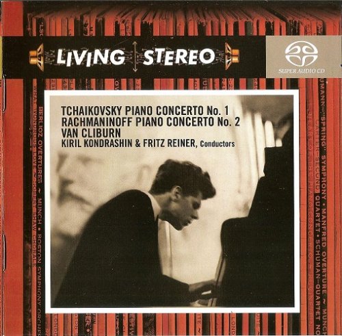 Van Cliburn - Tchaikovsky: Concerto No. 1 & Rachmaninoff: Concerto No. 2 (1958, 1962) [2004 SACD]