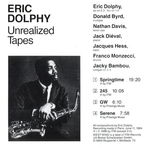 Eric Dolphy - Unrealized Tapes (1964) [1988]