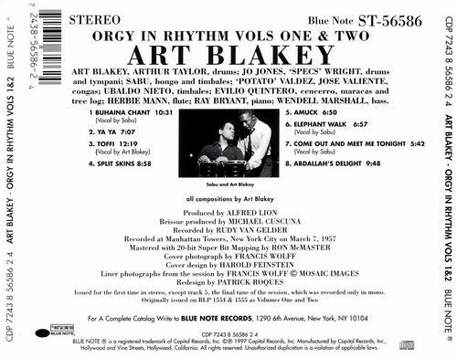 Art Blakey - Orgy In Rhythm vol. 1 & 2 (1957)