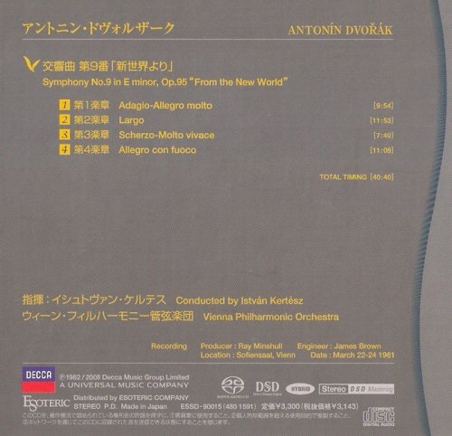 Istvan Kertesz - Dvorak: Symphony No. 9, From the New World (1961) [2008 SACD]