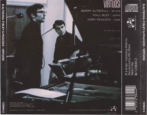 Barry Altschul, Paul Bley, Gary Peacock - Virtuosi (1967)
