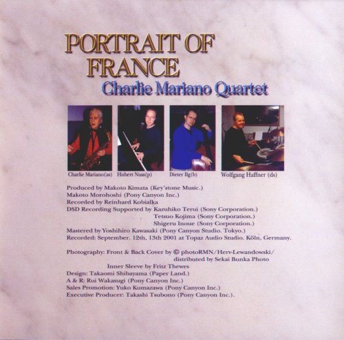 Charlie Mariano Quartet  - Portrait of France (2002)