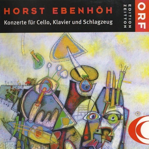 Ricardo Bru / Martijn van den Hoek / Keiko and Gerald Fromme - Horst Ebenhoh - Konzerte fur Cello, Klavier & Schlagzeug (2000)