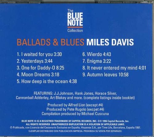 Miles Davis - Ballads & Blues (1996) [1997 The Blue Note Collection]