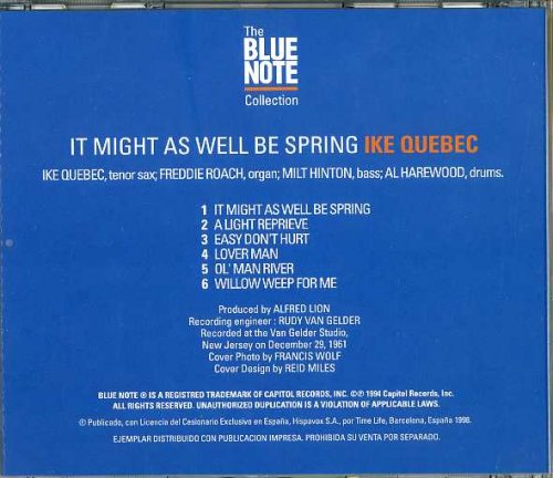 Ike Quebec - It Might as Well Be Spring (1962) [1997 The Blue Note Collection]