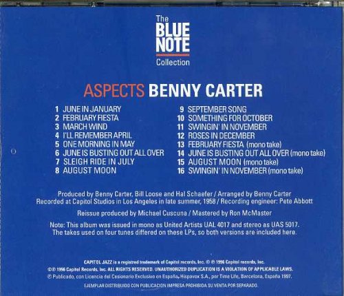 Benny Carter - Aspects (1958) [1997 The Blue Note Collection]