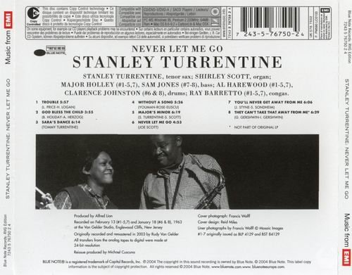 Stanley Turrentine - Never Let Me Go (1963)