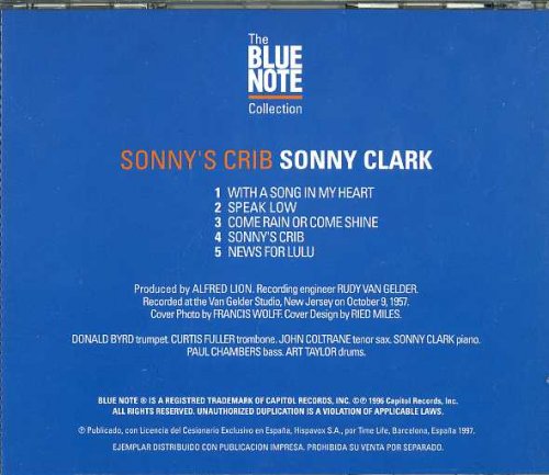 Sonny Clark - Sonny's Crib (1957) [1997 The Blue Note Collection]