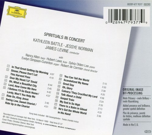 Kathleen Battle, Jessye Norman - Spirituals in Concert (1991) [2011]