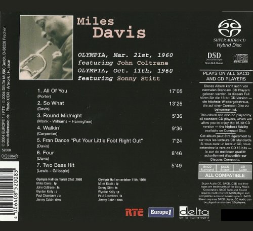 Miles Davis - Olympia feat. John Coltrane, feat. Sonny Stitt (2004) [SACD]