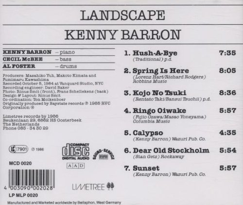 Kenny Barron Trio - Landscape (1985) Flac