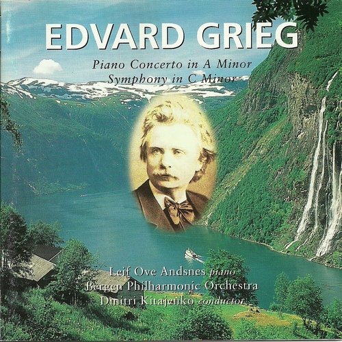 Dmitri Kitajenko, Leif Ove Andsnes, Bergen Philharmonic Orchestra - Edvard Grieg - Piano Concerto In A Minor Op.16 / Symphony in C Minor (1995)