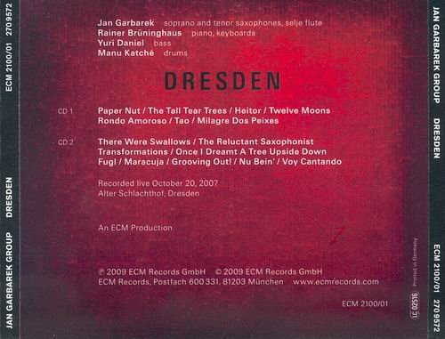 Jan Garbarek Group - Dresden (2009) Flac