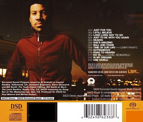 Lionel Richie - Just For You (2004) [SACD]